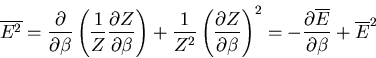 \begin{displaymath}
\overline{E^2}=\frac{\partial}{\partial \beta}\left(
\frac{1...
...2=
-\frac{\partial\overline{E}}{\partial \beta}+\overline{E}^2
\end{displaymath}