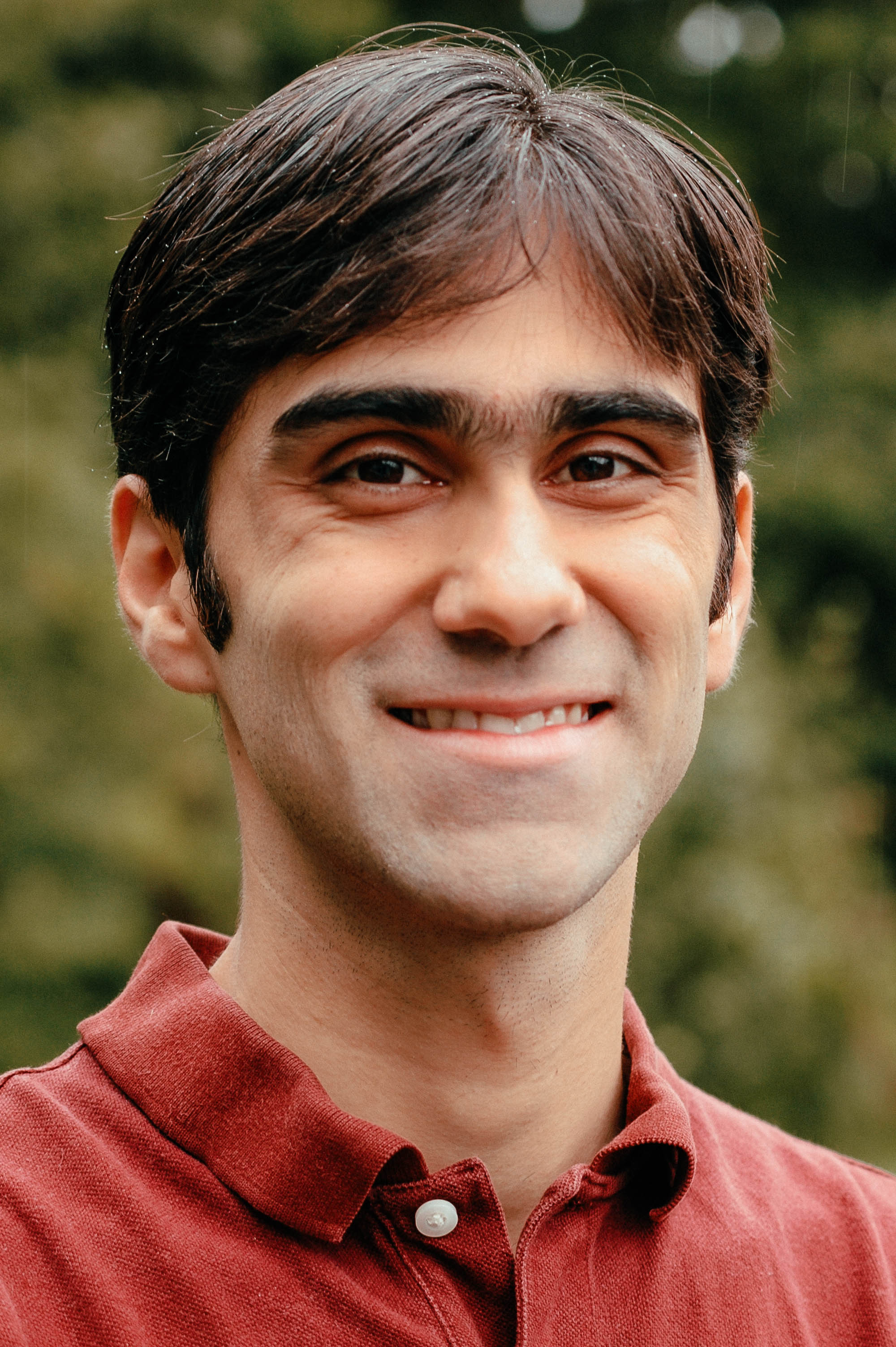 "A photograph of Manny Reyes, a professor of mathematics in the UC Irvine Department of Mathematics."