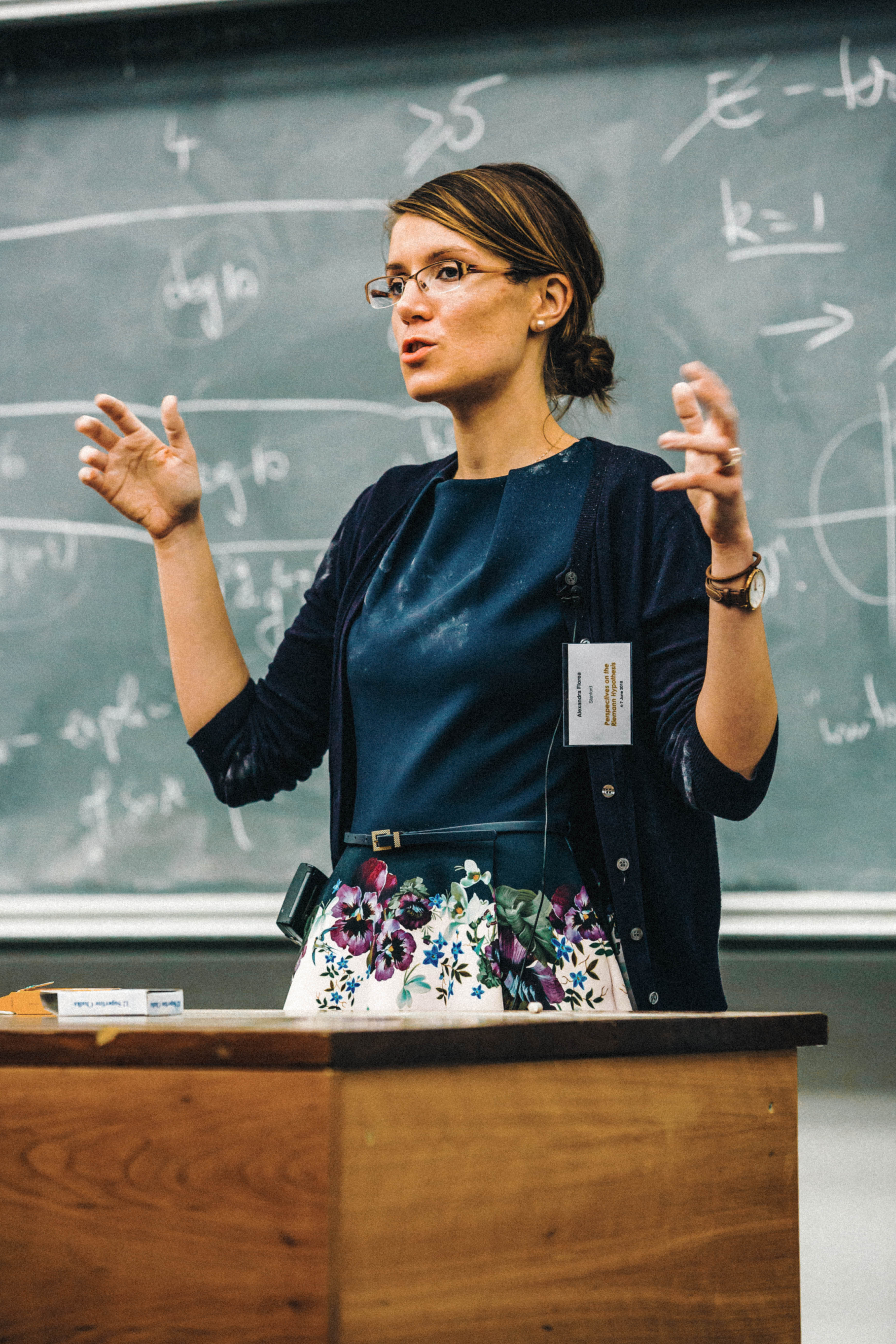 "A photograph of Alexandra Florea, a professor of mathematics in the UC Irvine Department of Mathematics."