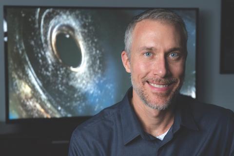 A photograph of Professor James Bullock of the UC Irvine Department of Physics & Astronomy.