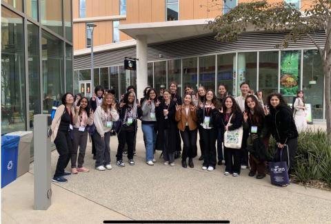 20 students represented UC Irvine Physical Sciences the 2025 CU*iP Conference.
