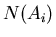 $N(A_i)$