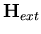 ${\bf H}_{ext}$