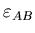 $\varepsilon_{AB}$