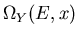 $\Omega_{Y}(E,x)$