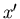 $x^{\prime}$