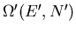 $\Omega^{\prime}(E^{\prime},N^{\prime})$