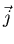 $\vec{j}$