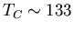 $T_C\sim 133$