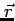 $ \vec{r}$