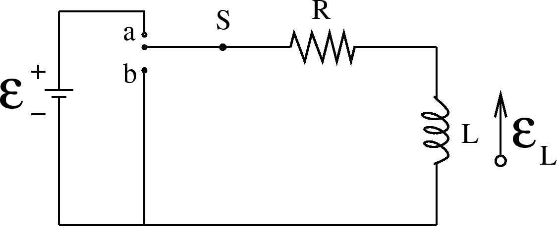 \epsfbox{RLcircuit.eps}